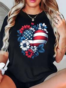 deyin Women T-Shirts - Black - View 1