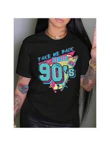 Women T-Shirts - Black - View 1