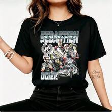 Women T-Shirts - Black - View 6