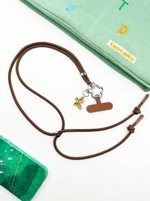 Mặt dây chuyền hình bướm trang trí, dây đeo điện thoại, dây đeo chéo túi sáng tạo, thích hợp cho du lịch ngoài trời, leo núi, mua sắm, tránh mất điện thoại, rảnh tay, phụ kiện điện thoại. - Nhiều màu - Xem 12
