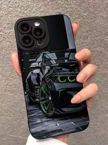[24h Shipping from DE/FR/ES]Apple 17 16 15 promax  21 22 23 24 25 26 Ultra Galaxy  13 14 15 Pro UltraPräzise umrandetes schwarzes Rennwagen-bemaltes stoßfestes Handyhülle kompatibel mit iPhone 14 Pro Max, 13, 11 Cartoon bemalt 12 stoßfest XR Cartoon 7/8 GES2 Handyhülle XS, kompatibel mit iPhone 15, 16, 16 Pro, Galaxy S24 A03s, A03 Core, A04, A12, A13, A14, A21s, A22, A23, A24, A32, A33, A34, A51, A52, A53, A54, A71, A72, A73, S20 FE, S21, S22, Serie 9, 9A, 10A, 10C, Note 9, Note 10, Note 11, Note 12, 12, 12C - Schwarz - Übersicht 8