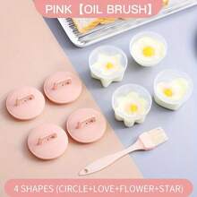 5pcs/Set Kitchen Steamer Egg Cooker - 4 Pcs Creative Cartoon Shaped Egg Molds, Essential For Breakfast - Multicolor - View 14