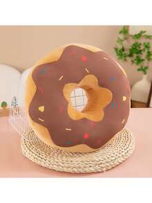 Cuscino decorativo a forma di ciambella rosa 30cm/40cm, stampa digitale 3D, morbido e confortevole, cuscino divertente a forma di cibo, leggero, adatto per divano, sedia, pavimento - Multicolore - Visualizzare 14