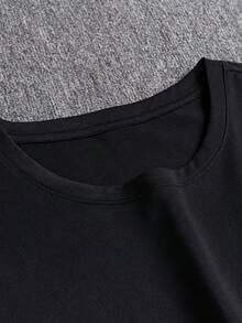 DISNEY Women's Mickey & T-Shirt - Mickey Ears & Minnie All-Over Print Round Neck Summer Casual Top, Machine Washable Gift Suitable For Spring/Summer Wear, Themed Outfits For, Picnic, Everyday Outfits - Black - View 3