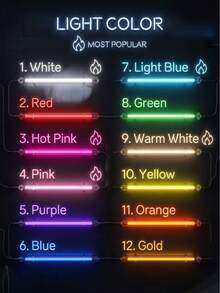 ضوء نيون LED عمودي مخصص، لافتة ضوء نيون LED عمودية مصممة لمحلات الوشم ومحلات الحلاقة، ديكور ضوء نيون LED، لافتة ضوء نيون ديكور جداري قابلة للتخصيص، لافتة LED، تصميم قابل للتخصيص، أسلوب شخصي، أسلوب فريد، سهل التنظيف، ديكوري للغاية، لافتة LED قابلة لإعادة الاستخدام، مناسبة لمحلات الوشم/الحلاقة - متعدد الألوان - مشاهدة 2