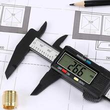 200mm/150mm/100mm Carbon Fiber Digital Caliper - Electronic Vernier Caliper Micrometer - Precision Measurement Of Inner And Outer Diameter - A - View 4