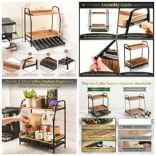 Coffee Capsule Storage Drawer - Black - View 1