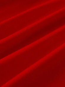 Vestido corto negro y blanco para mujer, conjunto elegante de primavera/verano para mujer, ropa de mujer, vestido formal de alta calidad para mujer - Rojo y negro - Ver 5
