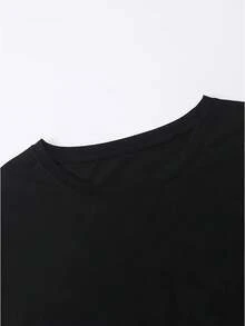deyin Women T-Shirts - Black - View 3