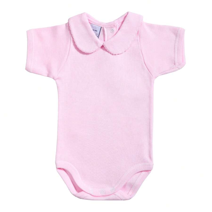 KIWI BABIDU | Body Bebé Manga Corta Algodón 100%, Body Bebé Recién Nacido y Prematuros, Tejido Suave Transpirable y Hipoalergénico Para Piel Sensible, Ropa Bebé Niño y Niña Unisex , Body Con Cuello Bebé - Envío GRATIS ✅ Entrega 24/48h a España (península) - Rosa - Ver 1