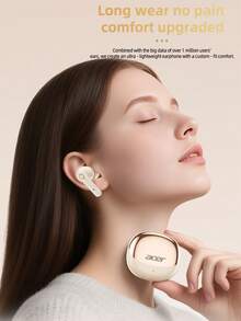 Acer OHR546 In-Ear Wireless Bluetooth Headphones, Immersive Audio Experience With Extended 20H Playtime, Stable Wireless 5.4 Chip Connection For Multi-Scenario Use - View 5