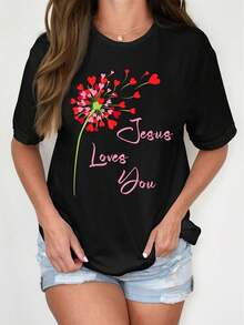 Women T-Shirts - Black - View 1