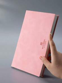 Organizador de cuaderno A5 con cuadrícula - Cubierta dura de piel sintética, resistente al agua, páginas con rayas universitarias, adecuado para tomar notas, bocetos y planificación - multicolor - Ver 8