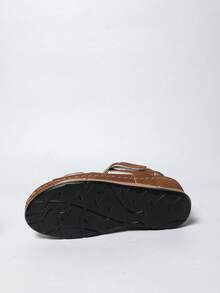2023 Comfortable Women Platform Wedge Sandals - Brown - View 7
