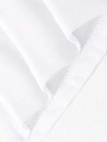 Camiseta de manga corta y cuello redondo para mujer con estampado de globos en forma de corazón. - Blanco - Ver 8