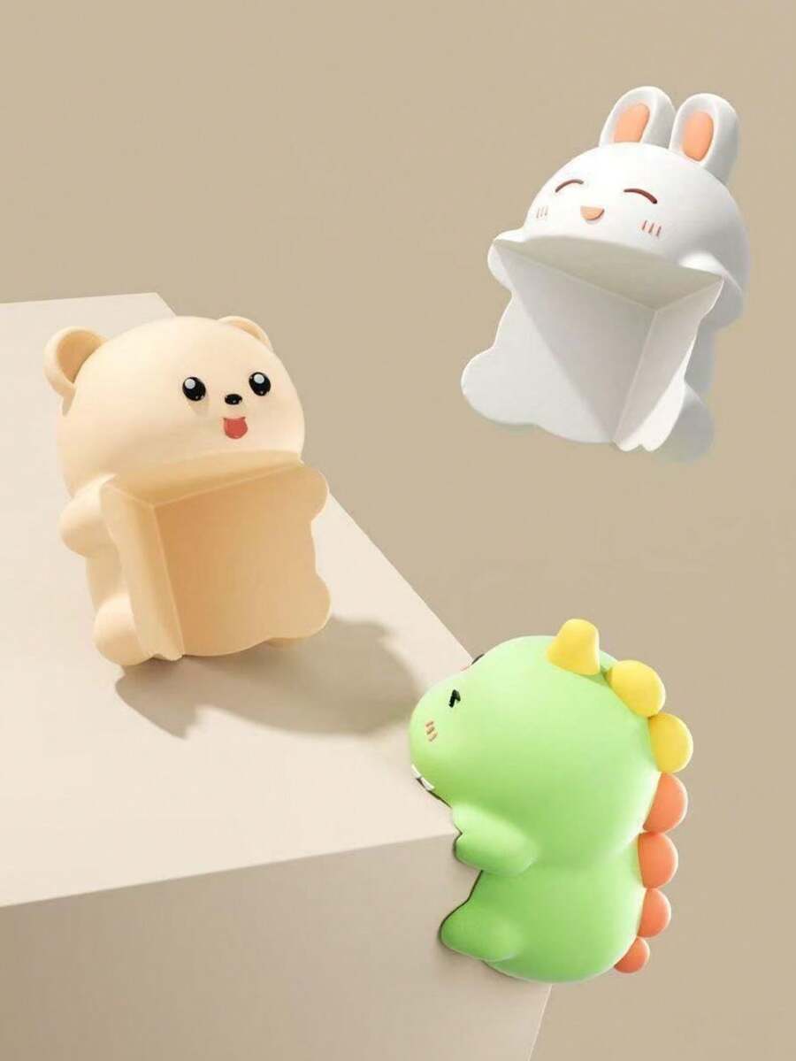 10片装软质防护角贴，卡通防撞贴纸，婴儿安全护角，窗户护角 - 彩色 - 查看 1