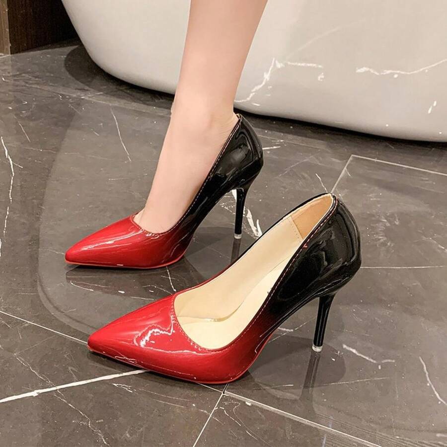 Women Heeled Sandals - Red - View 1
