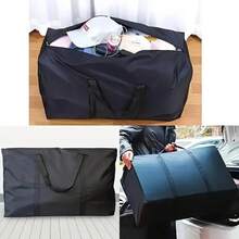 1 Car Oversized Oxford Cloth Organizer Portable Foldable Trunk With Reinforced Handle And Zipper For Travel And Moving Use - A - View 6