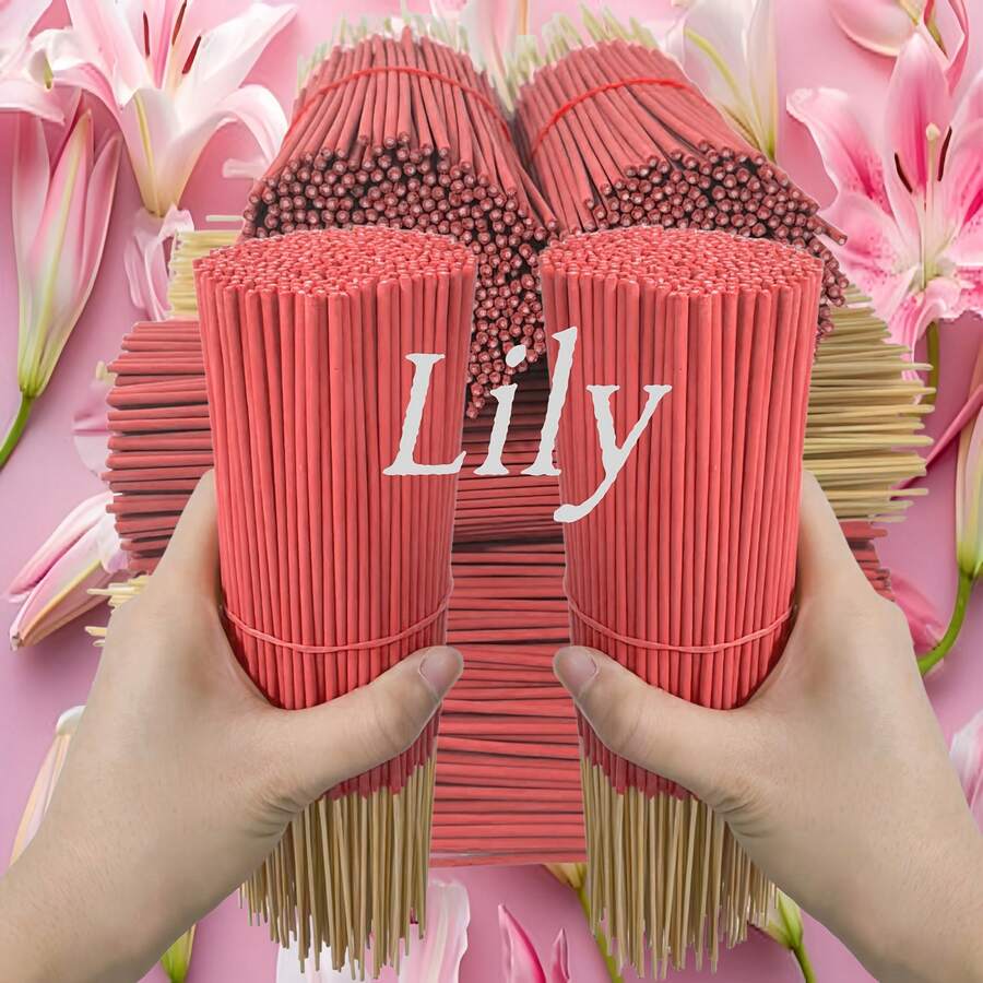 34pcs Palo Santo Incense Sticks With Holder Aromatherapy Fragrance For Cleansing Meditation Calm Atmosphere - The Fragrance Of Lilies - View 1