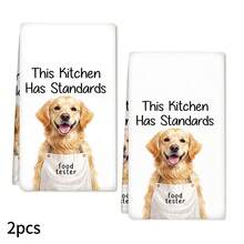 2 chiếc khăn lau họa tiết chó Golden Retriever, khăn lau bát đĩa in hình thú cưng, khăn trang trí, có thể giặt máy, thích hợp để trang trí ngày lễ, nấu nướng, làm bánh, làm quà tặng tân gia và dùng để lau dọn, phù hợp cho nhà bếp, phòng tắm, nhà vệ sinh. - Nhiều màu - Xem 21