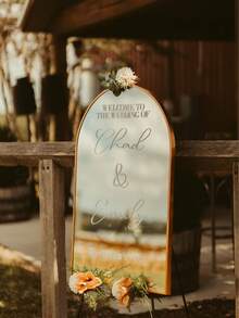 1pc Foldable Adjustable Metal Frame Wedding Sign Holder, Includes Storage Bag, Suitable For Displaying Wedding Signs, Decorations, Paintings, Art Pieces, And Birthday Party Signs - Multicolor - View 6