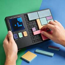 Logic Puzzle Game Brain Teaser Console, STEM Educational Toy For Kids Teens, Portable Travel Game For Car & Airplane (Screen-Free) - Multicolor - View 10