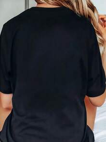 deyin Women T-Shirts - Black - View 3