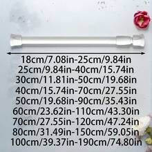 1pc Multi-Function No-Drill Spring Telescopic Rod, Adjustable Clothes Hanger Rod, Closet Support Rod, Cabinet Support Rod, Shoe Rack, Storage Organizer Rod, Shower Curtain Rod, For Home & Bathroom, Bathroom Accessories, Room Decor Bathroom Accessories - Multicolor - View 4