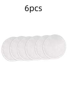 150/300 piezas Almohadillas de algodón redondas, 100% algodón puro almohadillas desmaquillantes sin pelusa por ambos lados, suaves y no irritantes, aptas para limpieza facial y ocular y desmaquillado - Blanco - Ver 15