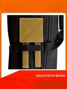 1pc 4-Inch Heavy-Duty Felt-Like Tactical Patch Backing Plate, Suitable For Tactical Backpacks, Vests And Bags, Outdoor Gear For Badge Display - Multicolor - View 4