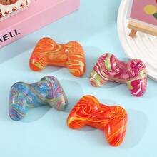 1pc Funny Ripple Textured Squeeze Toy, Malt Flavored Slow Rebound Stress Relief Gadget (Random Color) - Multicolor - View 2