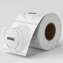 1 Cuộn Nhãn Nhiệt Trong Suốt Bằng Vinyl 5.08 Cm Tự Dính Hình Tròn Nhãn Dán Hình Tròn Dùng Cho Máy In Nhãn Dán Bao Bì Mã QR Phong Bì Văn Phòng Bán Lẻ Gia Đình (300 cái/cuộn 500 cái/cuộn) - Xem 4