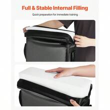 Blocking Dummy, 24x16 In Blocking Pads, Kick Shield Pad With Handles, High-Density Sponge Tackle Dummies, Heavy Duty Training Equipment Basketball Hockey Black, 1PCS - 24 X 16 Inch - View 7
