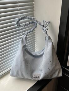 Fashionable Large Tote Bag For Women, New Design Shoulder Bag, Chic Handbag - Blue - View 5