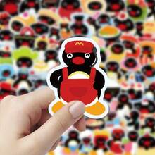 Pingu 100 pegatinas con dibujos de pingüinos hechos a mano para cajas de almuerzo, tazas, equipaje y artículos decorativos - Multicolor - Ver 7