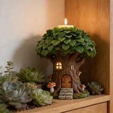 Cubulo Harzform mit Feenbaum Design - zum Herstellen von Kerzengießformen, Epoxidharz-Kunsthandwerk, Ton- und Gipsformen, leicht zu entformen und wiederverwendbare Silikonform, geeignet für DIY Kerzengießen, Epoxidharz-Kunsthandwerk, ideal für Osterdekoration und Geburtstagsparty Geschenke - Schimmel - Übersicht 7