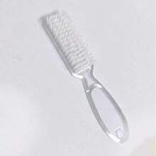 1/2/4,Long-Handled Square-Head Nail Brush Dust Brush Transparent Plastic Nail Dust Cleaning Brush Shoe Brush,Nail Brush For Dust, Soft Bristle Manicure Cleaning Brush, Nail Art Tool - Hồng - Xem 10