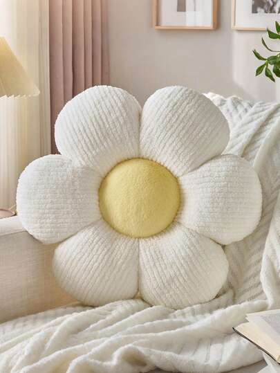 1 chiếc gối hoa trang trí, gối tựa trang trí cho giường và sofa, gối hình hoa trang trí nhà cúc, gối, vỏ đệm, gối, trang trí phòng ngủ, trang trí phòng, tiệc hàng ngày, gối xuân hè, gối ngoài trời, đệm vườn, không khí mùa hè