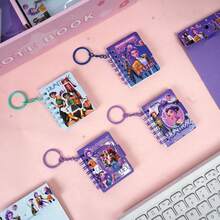 Bộ văn phòng phẩm nghệ thuật nhân vật nhóm nhạc nữ K-POP 1/4 món gồm sổ tay mini, móc khóa acrylic và sticker dễ thương, đồ dùng văn phòng và học tập đa năng dành cho người hâm mộ. - Nhiều màu - Xem 7