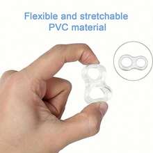 4/8/12pcs Soft & Durable Silicone Shock-Absorbing Door Stoppers, Quiet Door Buffers, Made Of PVC Material, Suitable For Home & Office Door Protection - Clear - View 5