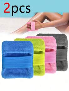 2pcs Beach Sand Cleaning Set, Sand Cleaning Bag & Brush, Suitable For Beach Vacation Camping (Talcum Powder Not Included) - View 3