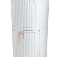 2 Tier Recycling Bin Mobile Waste Bin Kitchen Living Room Dry Wet Rubbish Sorting Trash Can With Inner Bucket - 白色 - 查看 6
