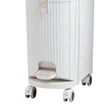 2 Tier Recycling Bin Mobile Waste Bin Kitchen Living Room Dry Wet Rubbish Sorting Trash Can With Inner Bucket - 白色 - 查看 7