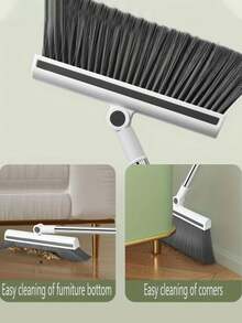 4 In 1 Dustpan And Brush Set, Broom, Kitchen Cleaning Tools, Broom And Dustpan With Comb, Suitable For Home, Kitchen, Room, Office,. Cleaning Supplies, Cleaning Tools - A - View 9