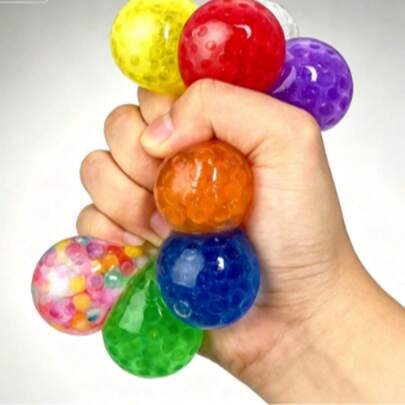 2/5/10 pièces Balles de pression de couleur aléatoire, balles anti-stress, récompenses en classe, cadeaux de fête, remplissage pour sacs cadeaux, divers styles et couleurs, cadeaux d'anniversaire, cadeaux de Pâques, cadeaux d'Halloween, cadeaux de Noël, cadeaux de fête, jouets anti-stress mous, Needo, Butter Squishy, Cheese Squishy
