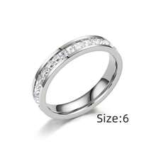 1 chiếc nhẫn thời trang tối giản thanh lịch bằng thép không gỉ 316, đính đá Zirconia, chống thấm nước và chống phai màu, thích hợp đeo hàng ngày, đi chơi, du lịch và nghỉ lễ. - Một chiếc nhẫn thời trang dành cho nữ được đính đầy bầu trời đêm với những viên đá zircon lấp lánh. - Xem 33