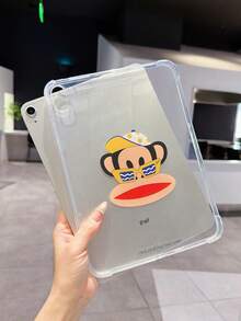 官方授权 Paul Frank 透明平板电脑保护套，大头时尚眼镜猴子图案，新款适用于 Air2 2014（9.7 英寸）、Air4 2020（10.9 英寸）、Pro 11（M4）2024（11 英寸）、11 2025（11 英寸）、7 2019（10.2 英寸）、Pro 13（M4）2024（13 英寸）、8 2020（10.2 英寸）、10 2022（10.9 英寸）平板电脑，可用作节日礼物、日常通勤和日常防摔保护套。 - 彩色 - 查看 1