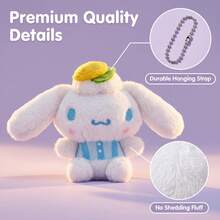Sanrio 官方 Good Mood 系列毛絨吊飾，柔軟毛絨適合日常玩耍，收藏紀念品，節日禮物的理想選擇，粉絲首選 - 彩色 - 查看 4