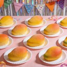 4pcs 3D Mango Shaped Silicone Mold, Pudding Ice Cream Mousse Cake Decorating Baking Tool - Multicolor - View 8