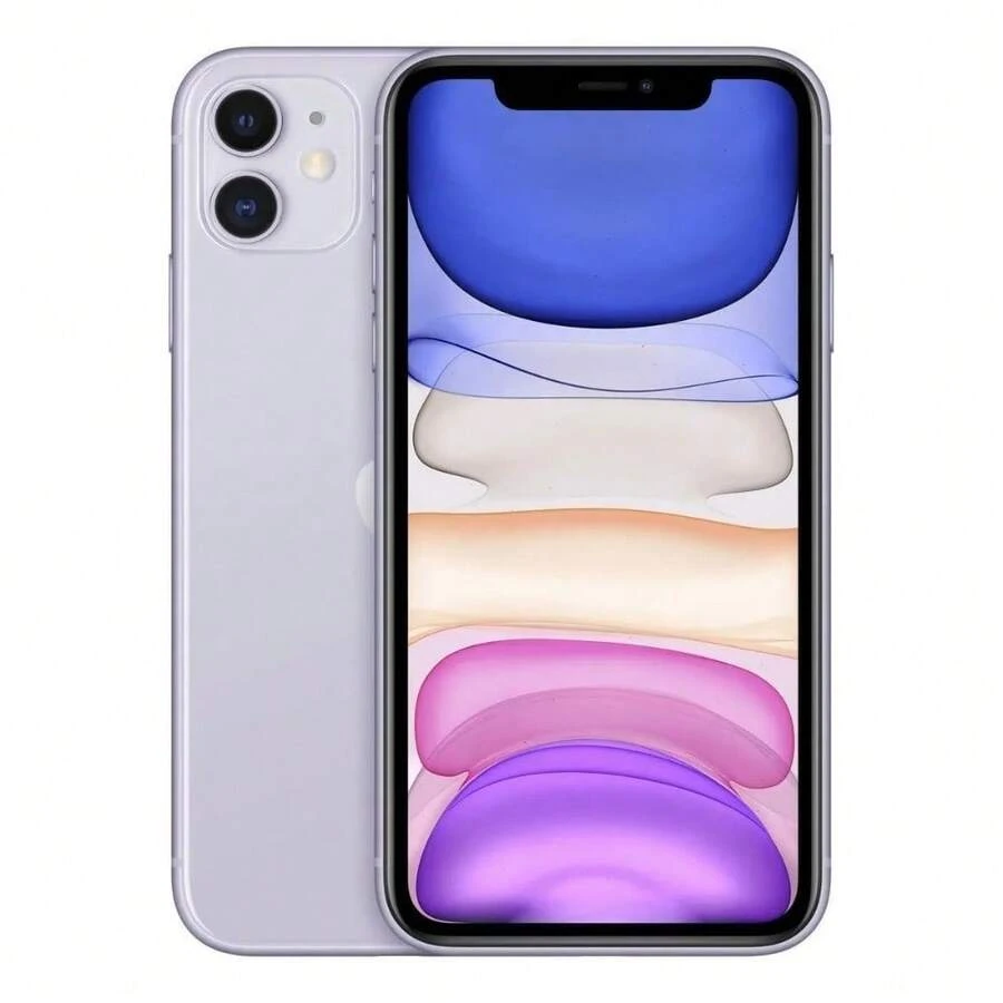 (99 New) Apple IPhone 11, Purple, Dual SIM & Dual Standby, Battery Health Exceeds 70%, With Free Charging Cable/Screen Protector, Used - Like New Or Open Box - Purple - View 1